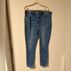 American Eagle Outfitters Women's Super High Rise Jeggings 16 Short